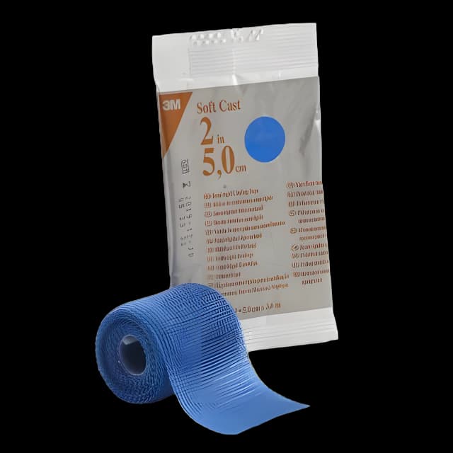 Cast Tape 3M™ Scotchcast™ Soft Cast 2 Inch X 12 Foot Fiberglass Blue