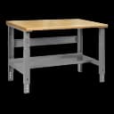 Industrial Packing Table ULINE 48 X 36 Inch Composite 500 lbs. Weight Capacity Without Drawers 1 Shelf