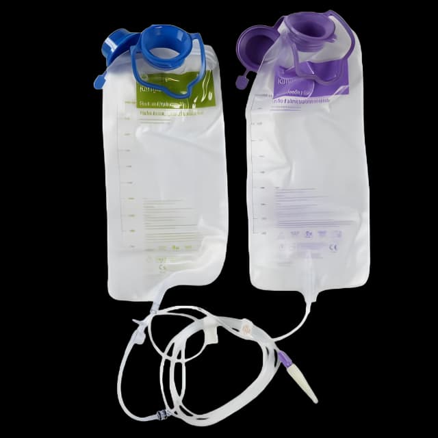 Enteral Feeding Pump Flush Bag Set Kangaroo™ Joey 1000 mL DEHP-Free PVC NonSterile