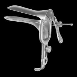 Vaginal Speculum McKesson Argent™ Graves NonSterile Surgical Grade Stainless Steel Medium Double Blade Duckbill Reusable Without Light Source Capability