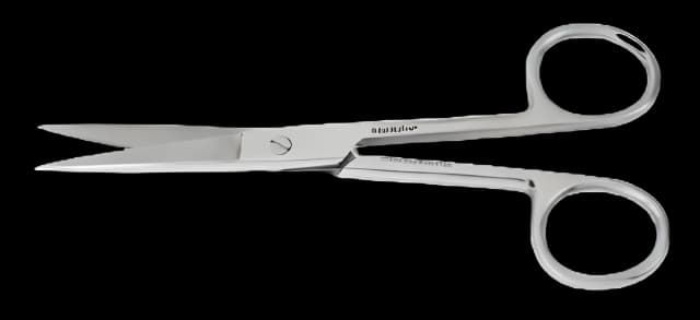 Operating Scissors Vantage® 7-1/2 Inch Length Office Grade Finger Ring Handle Straight Blade Sharp Tip / Sharp Tip