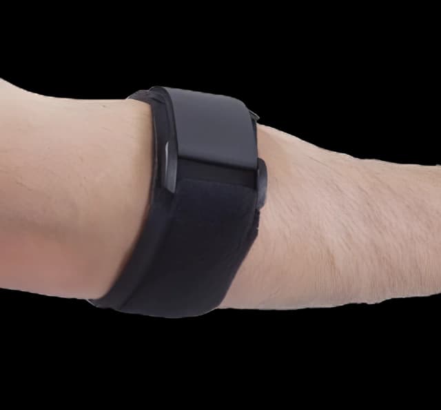 Elbow Strap FREEDOM® comfort™ Tennis Left or Right Elbow 9 to 16 Inch Circumference Beige