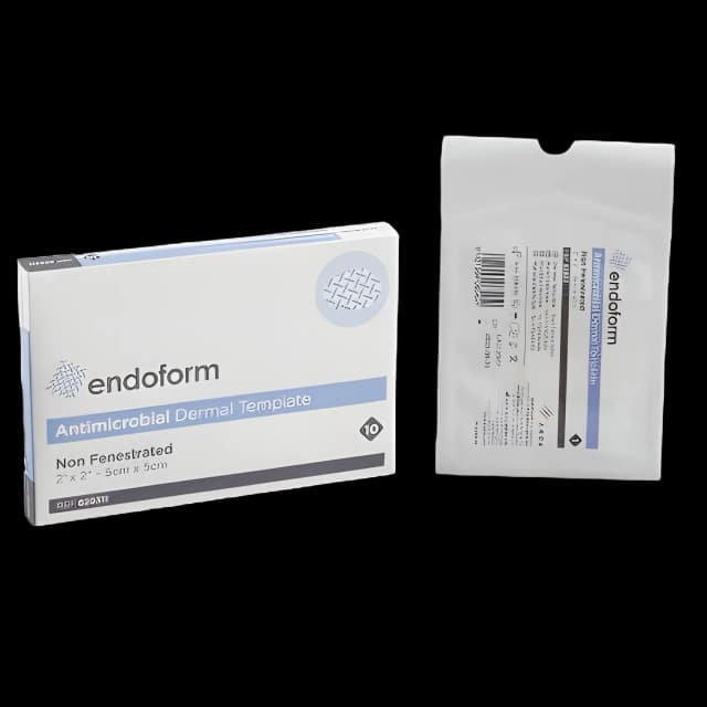 Endoform Antimicrobial Silver Collagen Dressing 2x2 - Wound Care