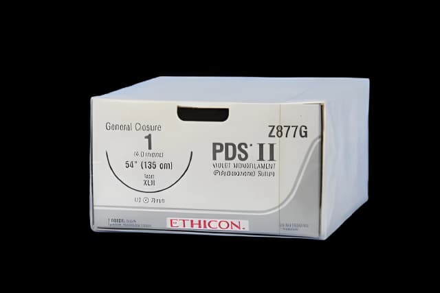 Absorbable Suture with Needle PDS™ II Polydioxanone XLH 1/2 Circle
