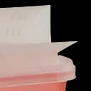 Sharps Container SharpSafety™ Translucent Red Base 10 H X 10-1/2 W X 7-1/4 D Inch Horizontal Entry 2 Gallon