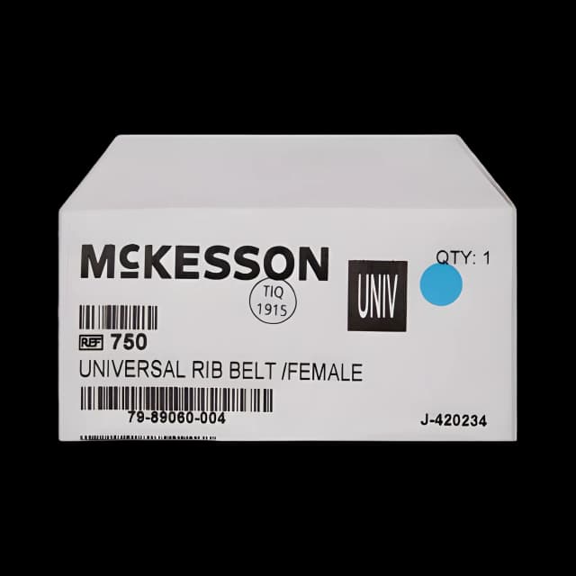 Rib Belt McKesson One Size Fits Most Hook and Loop Closure 6 Inch Height Adult - 750