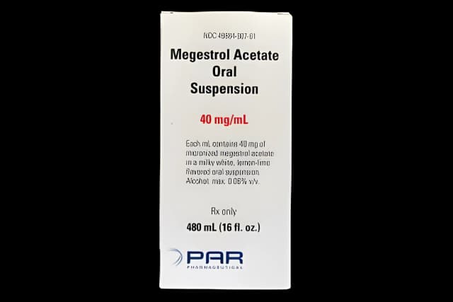 Megestrol Acetate 400 mg / 10 mL Suspension Bottle 480 mL