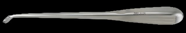 Bone Curette Miltex® Hibbs-Spratt 9 Inch Length Hollow Handle with Grooves Size 2 Tip Reverse Angled Oval Cup Tip