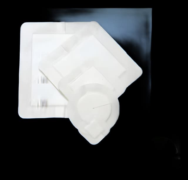 Composite Dressing Covaderm® Plus 4 Inch Diameter Round Sterile - 46-408-1