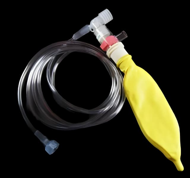 King Systems Anesthesia Breathing Circuit Coaxial Tube Single Limb Pediatric 1 Liter Bag Single Patient Use Jackson-Rees Circuit - 60773Z