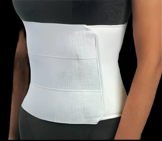 Abdominal Binder ProCare® Premium One Size Fits Most Hook and Loop Closure 30 to 45 Inch Waist Circumference 12 Inch Height Adult - 79-99440