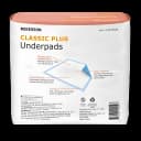 Disposable Underpad McKesson Classic Plus 23 X 24 Inch Fluff / Polymer Light Absorbency