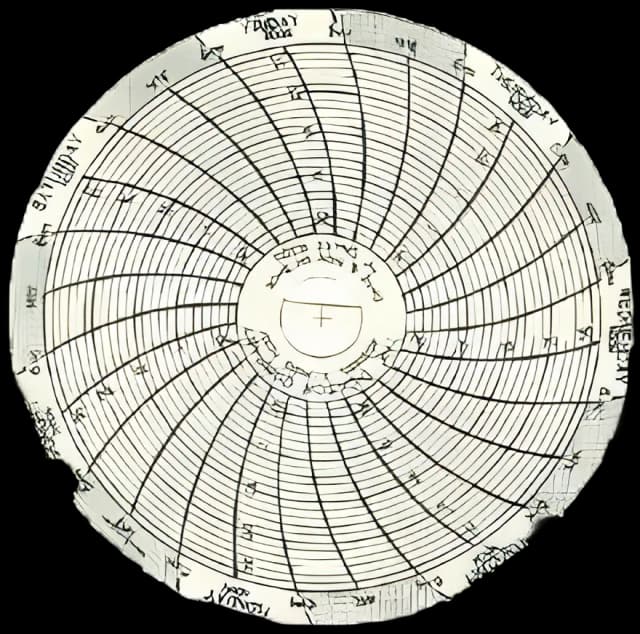 7-Day Temperature Recording Chart Dickson™ Pressure Sensitive Paper 3 Inch Diameter Gray Grid - 1507461