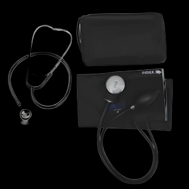 Reusable Aneroid / Stethoscope Set Match Mates® Adult Cuff Dual Head General Exam Stethoscope Pocket Aneroid - 01-260-021