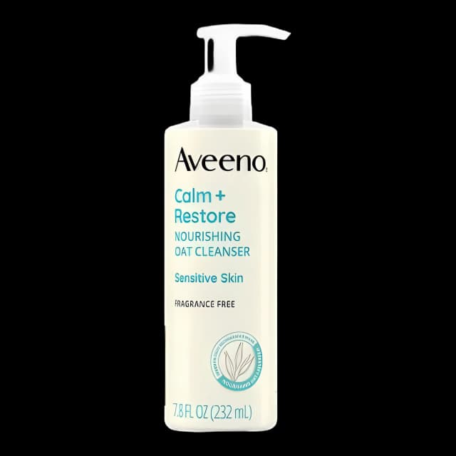 Facial Cleanser Aveeno® Calm+Restore Liquid 7.8 oz. Pump Bottle Unscented