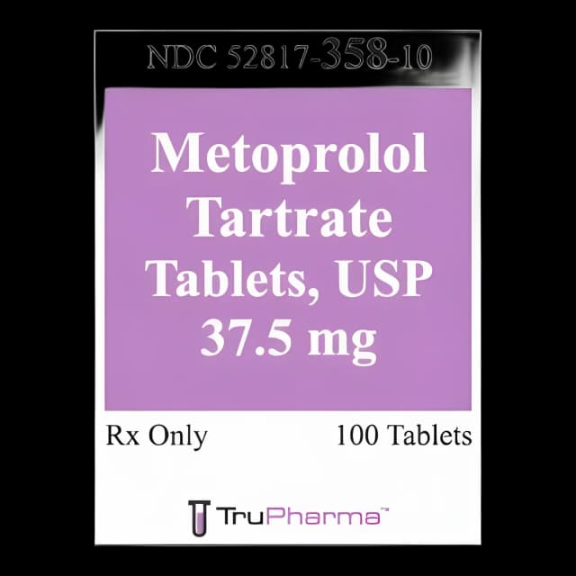 Buy Metoprolol Tartrate 37.5mg - Heart & Blood Pressure Med