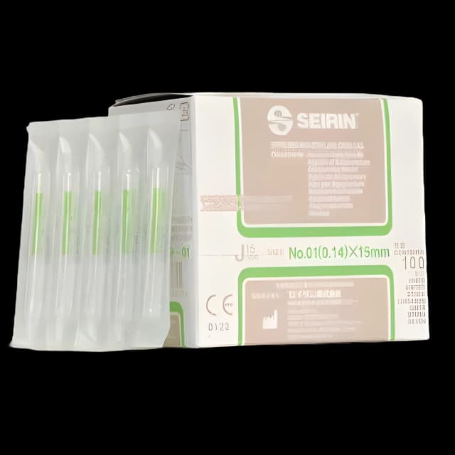 Acupuncture Needle Seirin® 1 Japanese Gauge 15 mm Length J-15 Type