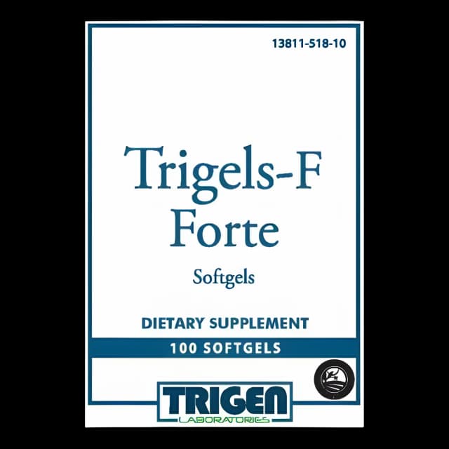 Trigels-F Forte Iron Preparation Ferrous Fumarate / Vitamin C / Vitamin B12 / Folic Acid 460 mg - 60 mg - 10 mcg - 1 mg Capsule Blister Pack 100 Capsules