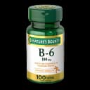 Vitamin Supplement Nature's Bounty® Vitamin B6 100 mg Strength Tablet 100 per Bottle
