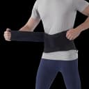 Occupational Back Support NYOrtho Deluxe Ventilated 4X-Large Hook and Loop Closure 50 to 54 Inch Waist Circumference 9 Inch Back Height to 6 Inch Front Height Adult
