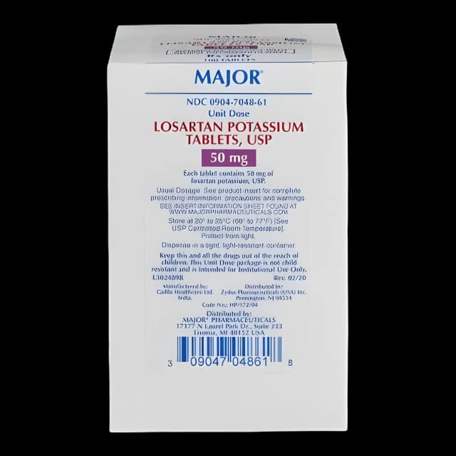 Buy Losartan Potassium 50mg Tablets - Manage Hypertension