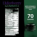 Herbal Supplement Nature's Bounty® Elderberry Gummy 70 per Bottle