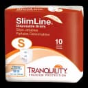 Unisex Adult Incontinence Brief Tranquility® Slimline® Small Disposable Heavy Absorbency