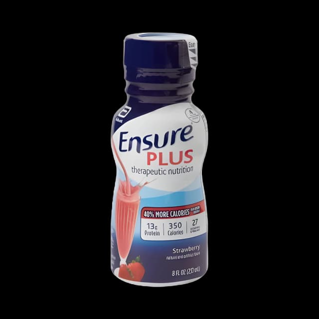 Oral Supplement Ensure® Plus Therapeutic Nutrition Strawberry Flavor Liquid 8 oz. Bottle