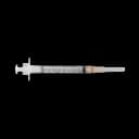 Safety Hypodermic Syringe with Needle Integra™ 3 mL 1 Inch 25 Gauge Retractable Safety Needle Thin Wall