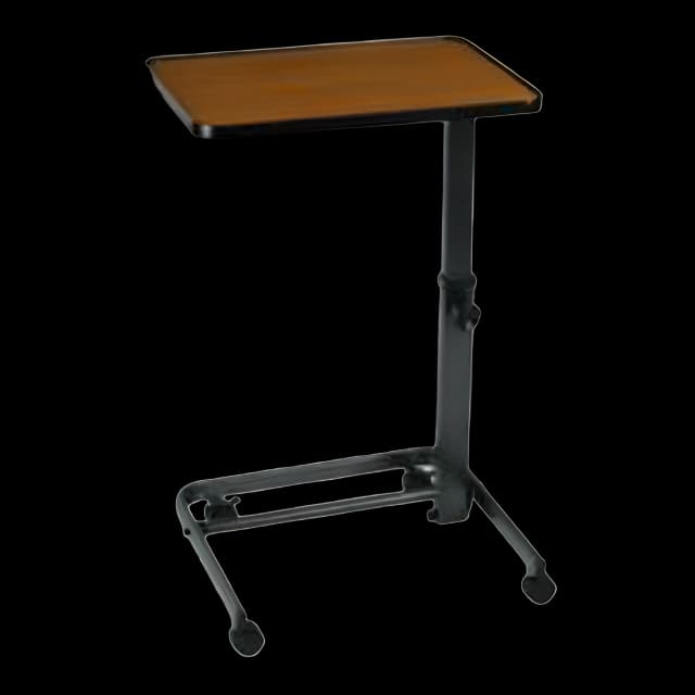 Overbed Table Tilt-Top 25-1/2 to 38-1/2 Inch Height Range