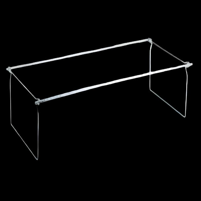 Screw-Together Hanging Folder Frame, Letter Size, 23" to 26.77" Long, Silver