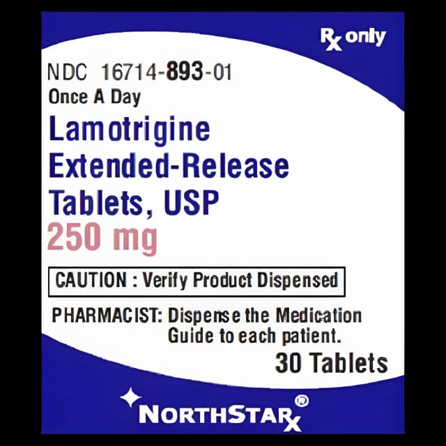Lamotrigine 250 mg by NorthStar Rx - Seizure & Bipolar Treatment