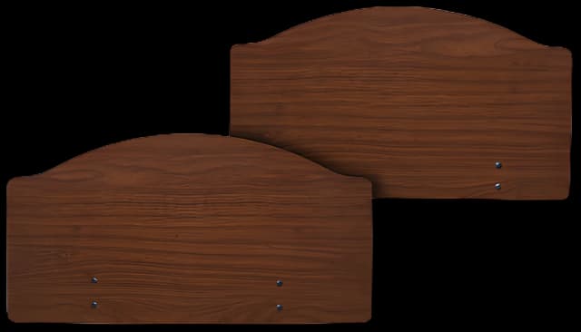 Headboard / Footboard Liberty Bed™ Center Crown Style Windsor Mahogany