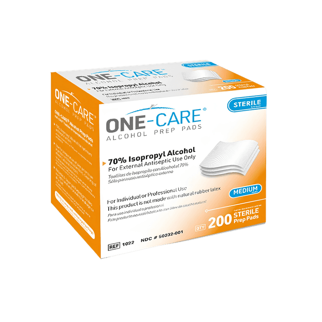 Alcohol Prep Pads, 70% Isopropyl Alcohol, M Size