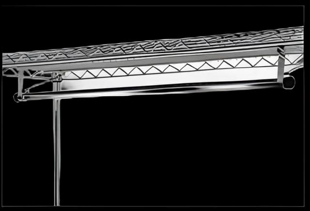 Garment Hanger Tube 24 Inch W Shelf