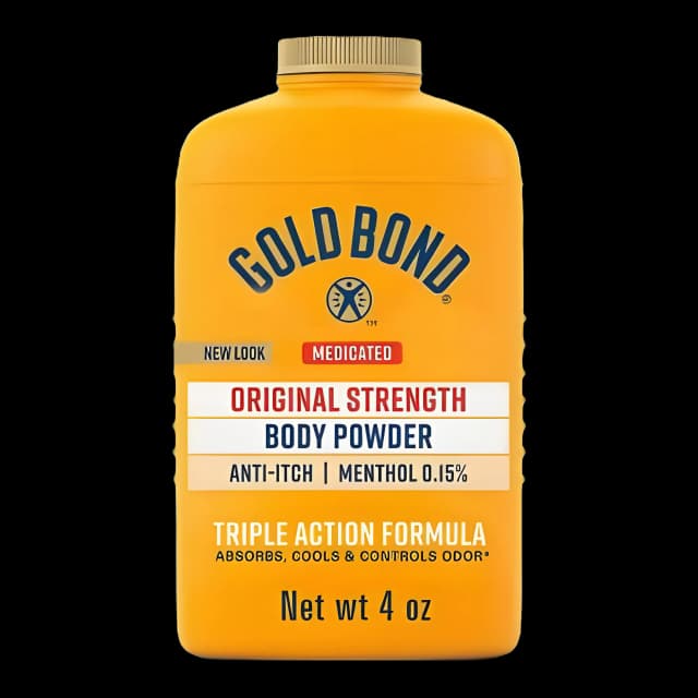 Body Powder Gold Bond® Medicated Original Strength 4 oz. Menthol Scent Shaker Bottle Menthol