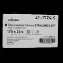 Bed Pillow McKesson 17 X 24 Inch White Disposable - 41-1724-S