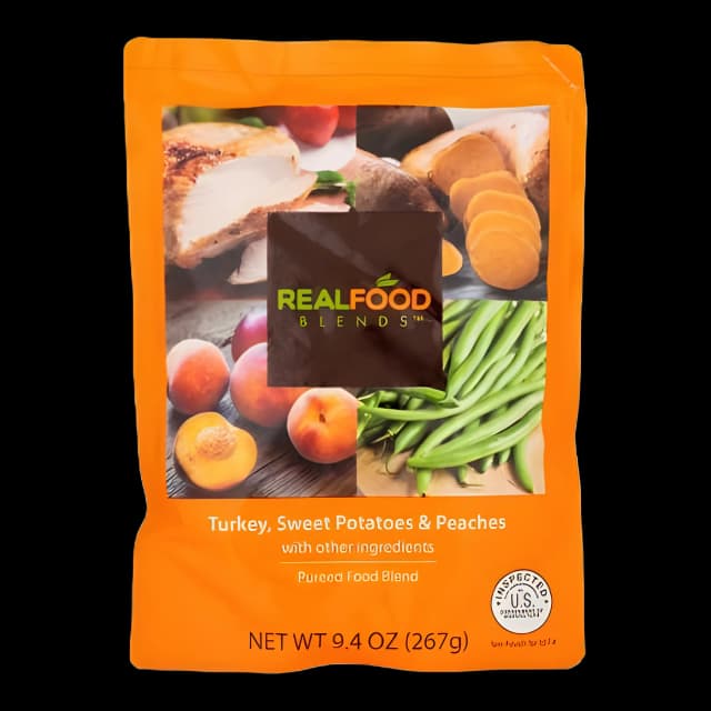 Real Food Blends® Tube Feeding Formula - Turkey/Sweet Potatoes/Peaches