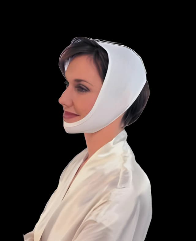 Facial Support Wrap Jobst® Large Powernet Fabric White