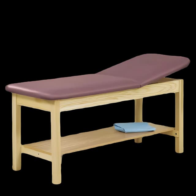 H-Brace Treatment Table with Shelf ETA Classic Series Fixed Height - 1020-27-1DC-3CM