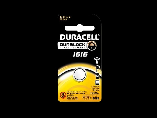 Duracell CR1616 3V Lithium Battery for Medical Devices