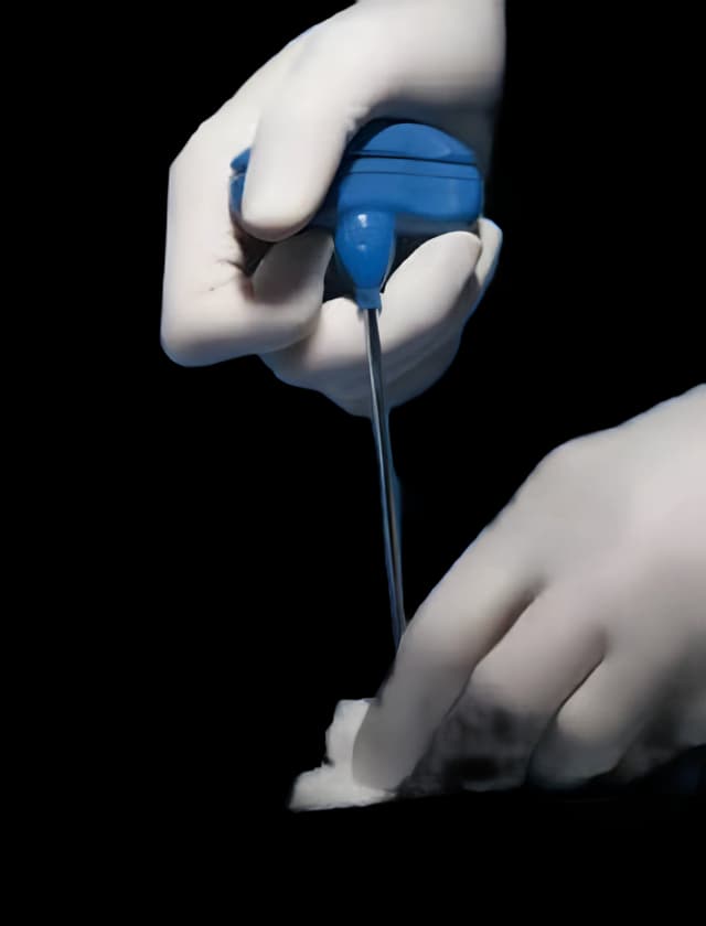 Biopsy Tray Safe-T™ Plus Bone Marrow T-handle Jamshidi Needle / Marrow Acquisition Cradle