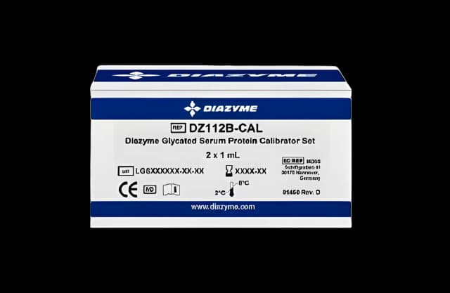 Calibrator Set Diazyme Glycated Serum Protein (Glycated Albumin) 2 X 1 mL For Clinical Chemistry Analyzers