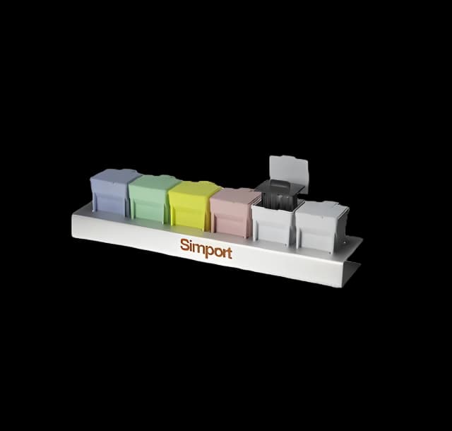 Slide Staining Rack Kit EastDip™ Aluminum / Acetal 6 Jar Capacity