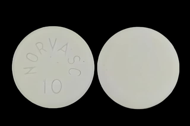 Norvasc® Amlodipine Besylate 10 mg Tablet Bottle 90 Tablets