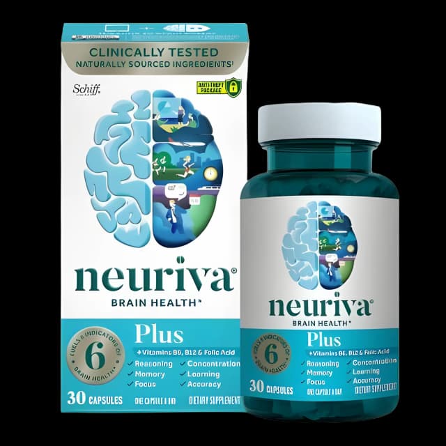 Brain Health Supplement neuriva® Plus Coffee Fruit Extract (Coffea arabica) / Phosphatidylserine 200 mg - 100 mg Strength Capsule 30 per Bottle