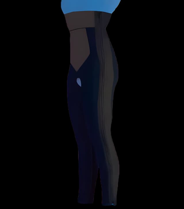 Compression Garment Ankle Length / High Waist Black Medium