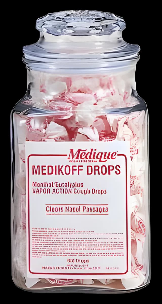 Cold and Cough Relief Medikoff® 7.6 mg Strength Lozenge 72 per Box