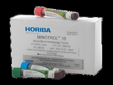 Hematology Control Set Minotrol™ 16 with QC CD 3 Levels 12 X 2.5 mL