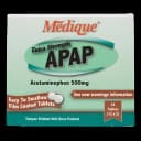 Pain Relief APAP Extra Strength 500 mg Strength Acetaminophen Unit Dose Tablet 12 per Box